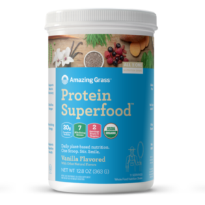 Amazing Grass Protein Superfood Powders Reviews and Info - made with plant-based protein and real food ingredients. Dairy-free, gluten-free, soy-free.