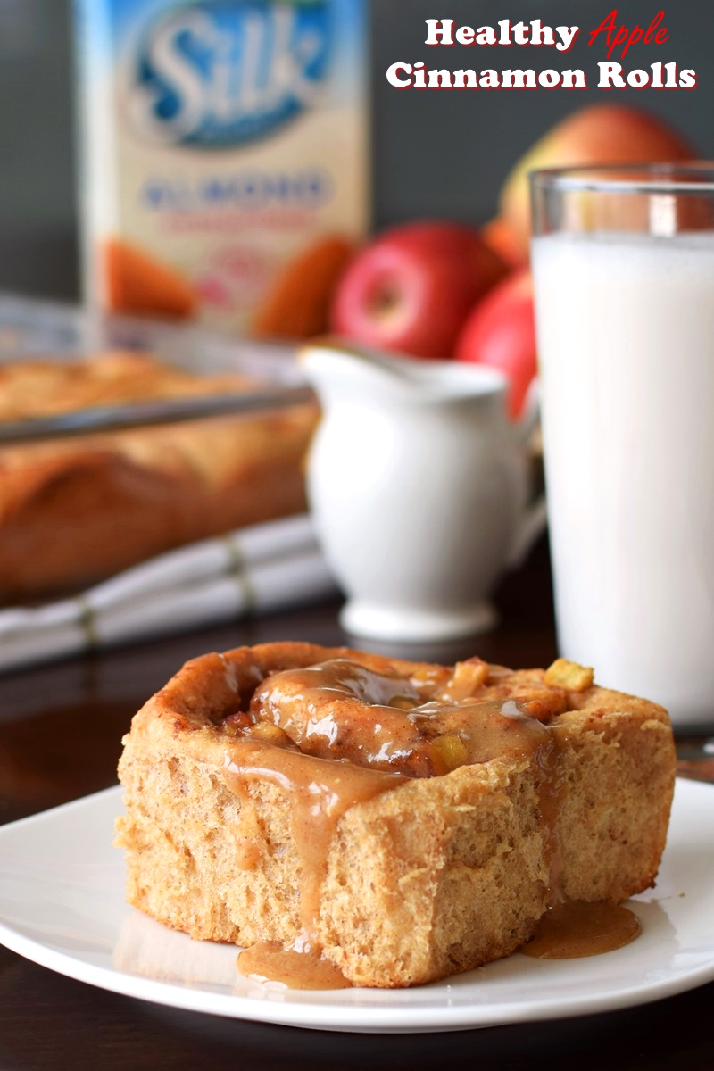 Healthy Apple Cinnamon Rolls - wholesome, naturally sweetened, dairy-free and vegan
