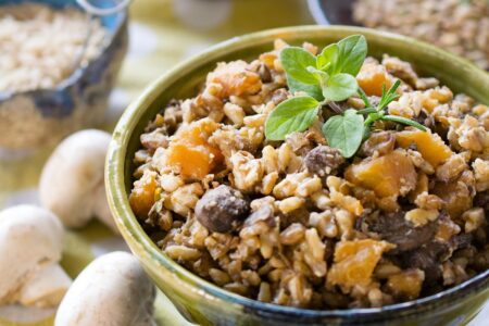 Winter One-Pot Lentils and Rice (Pressure Cooker / Instant Pot, Gluten-free, Vegan Recipe)