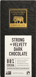 Endangered Species Dark Chocolate Bars Reviews and Information (Vegan Varieties)