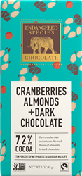 Endangered Species Dark Chocolate Bars Reviews and Information (Vegan Varieties)