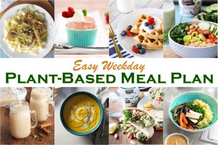 Easy Weekday Plant-Based Meal Plan - new delicious dairy-free and vegan recipes with gluten-free options