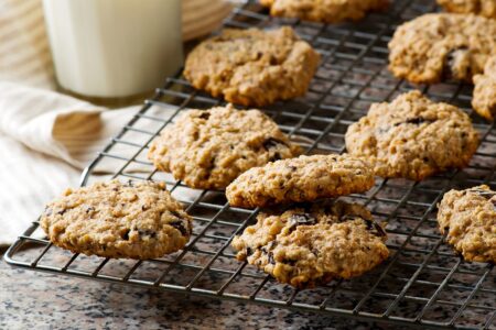 Vegan, Nut-Free, Gluten-Free Oatmeal Chocolate Chip Cookies Recipe - easy, allergy-friendly and wholesome