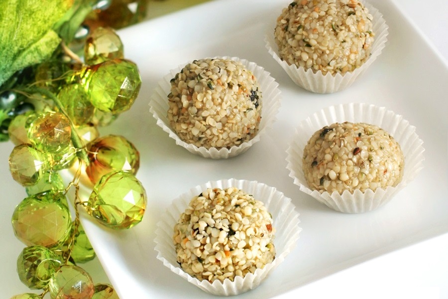 Hemp Seed Energy Bites Recipe - delicious, healthy snack balls - naturally plant-based, paleo, and allergy-friendly