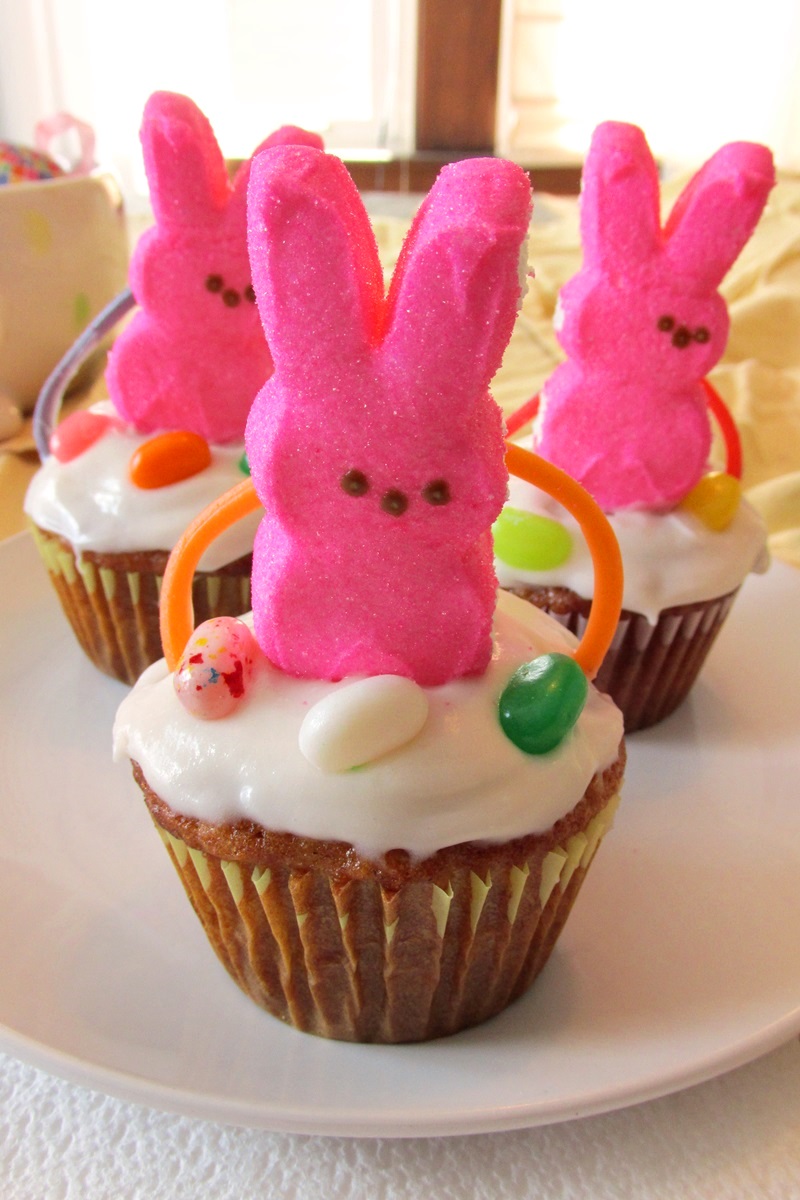 Easter Basket Cupcakes - A Fun & Easy DIY Project!