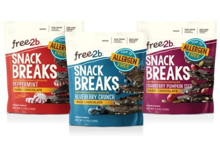 free2b Snack Breaks - Premium Snacking Chocolate (Top 12 Allergen Free, Gluten-Free and Vegan)