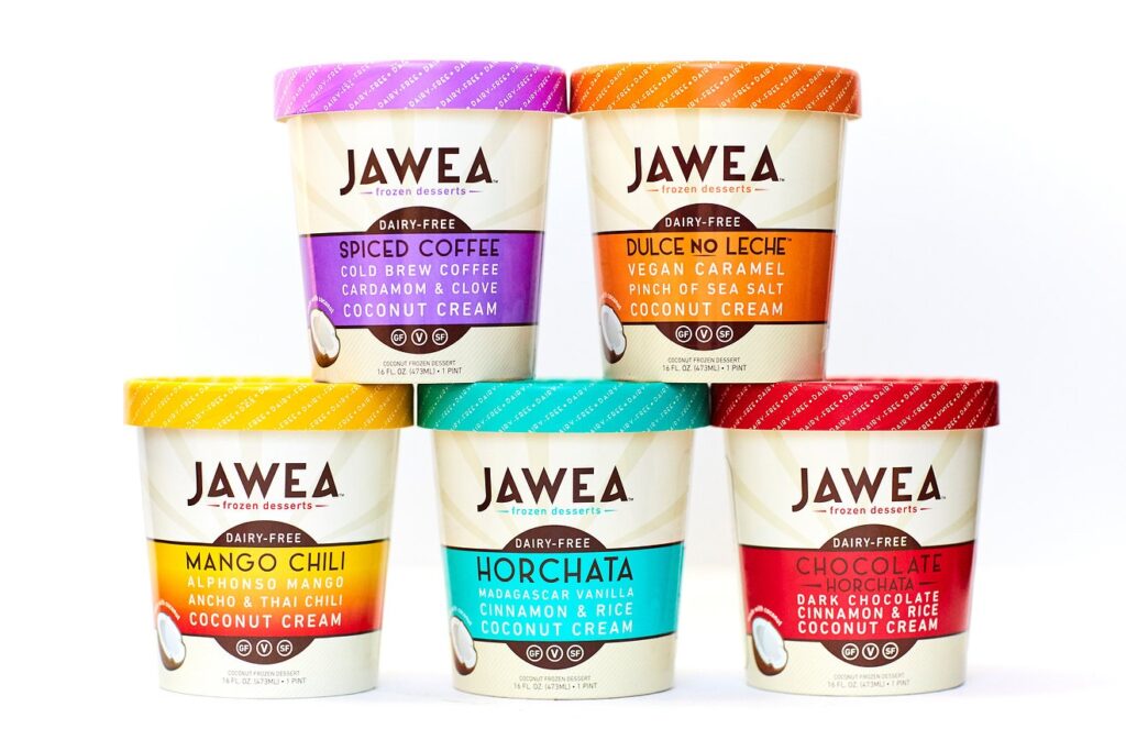Jawea Dairy-Free Frozen Desserts - Vegan, Coconut Milk-Based and Unique Flavors