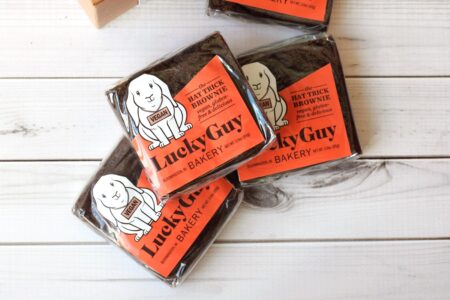 Lucky Guy Bakery Vegan Brownies (Review) - Gluten-free too! And made without dairy, eggs, nuts, and soy. Gift-worthy.