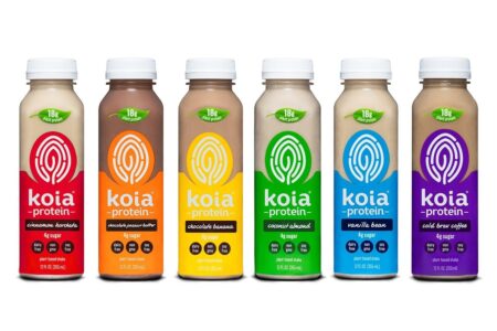 Koia Protein Drinks - dairy-free, plant-based, gluten-free, soy-free, high-protein, low-sugar, creamy beverages in a rainbow of flavors.