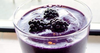 Healthy Blackberry Banana Breakfast Smoothie Recipe - Dairy-Free, Plant-Based, Paleo, Top Allergen-Free, and Delicious!