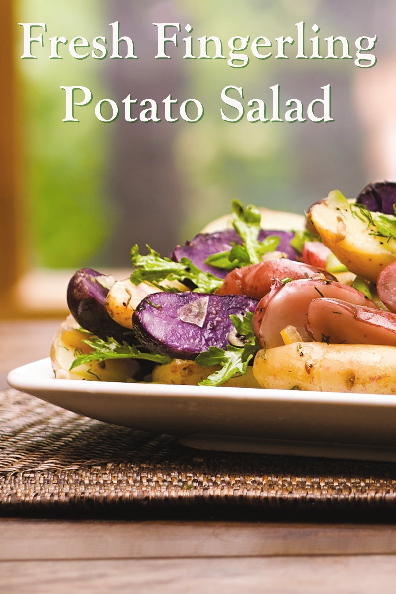 Fingerling Potato Salad Recipe - a fresh, flavorful dish that's naturally dairy-free, gluten-free, plant-based, and allergy-friendly