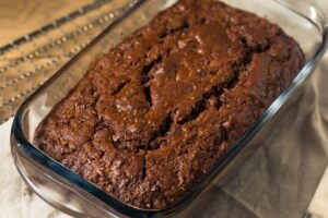 Dairy-Free Chocolate Zucchini Bread Recipe - optionally oil-free, egg-free, and more! Great for making vegan ice cream sandwiches.
