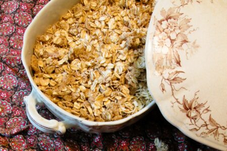 Soft Baked Granola Recipe - a dairy-free, gluten-free version that's fast and family-friendly