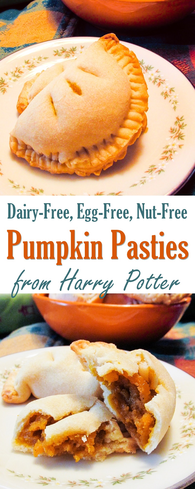 Vegan Pumpkin Pasties Recipe - Dairy-free version of a Harry Potter favorite!