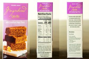 Trader Joe's Baking Mixes Review (Dairy-Free Options) - Gingerbread Cake pictured