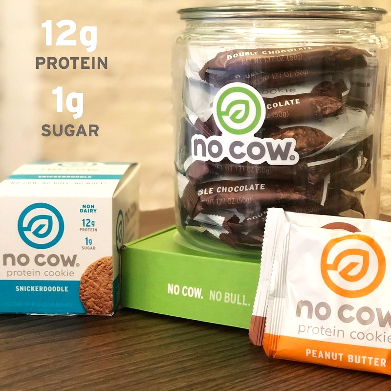 D's Naturals Rebrands to No Cow and Launches High Protein Cookies