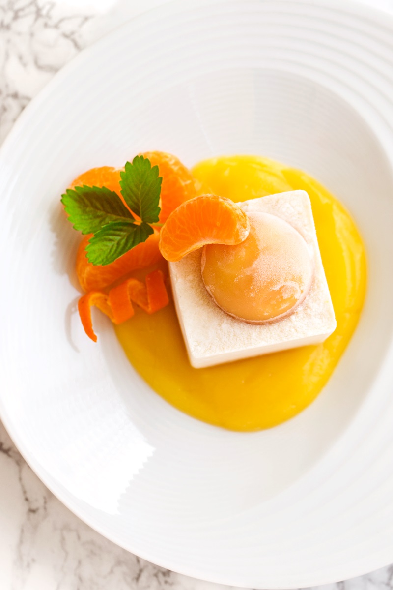 Orange Creamsicle Vegan Semifreddo Recipe - A sweet, creamy, dairy-free, egg-free and gluten-free frozen dessert