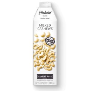 Elmhurst Milked Nuts Reviews and Info - Dairy-Free, Vegan, Simple, From-Scratch Cashew, Almond, Hazelnut, and Walnut Milks