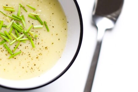Dairy-Free Green Garlic Cream Soup Recipe
