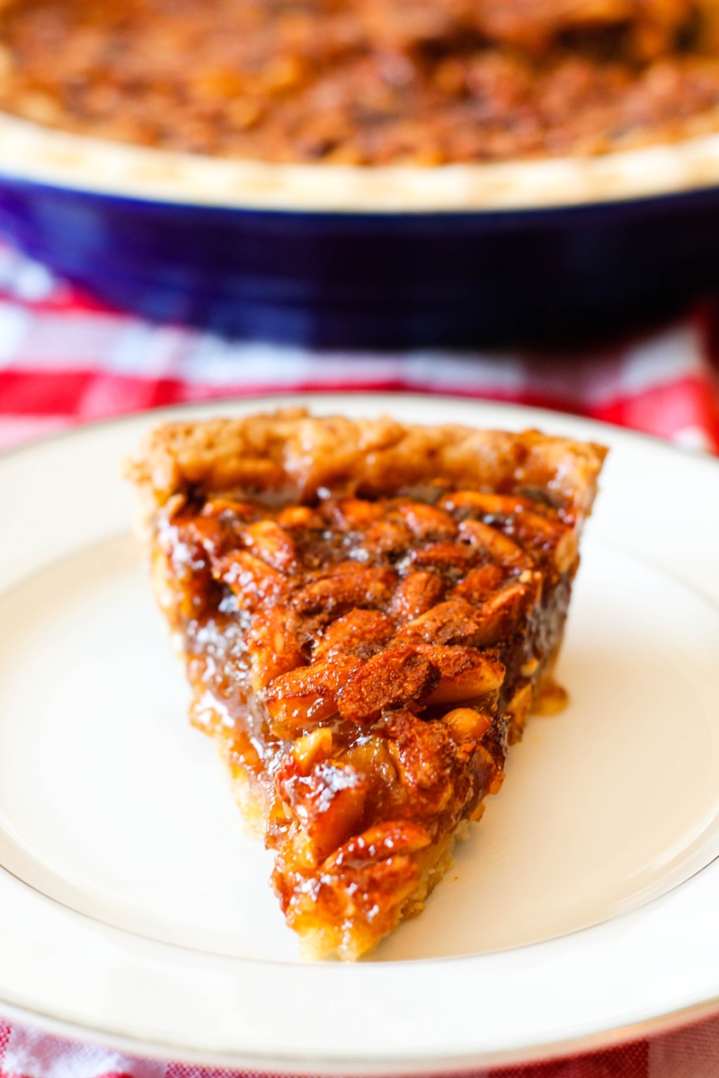 Dairy-Free Southern Peanut Pie Recipe - made corn-free, gluten-free option. Reminiscent of Cracker Jacks and Peanut Brittle! Some say it's better than pecan pie.