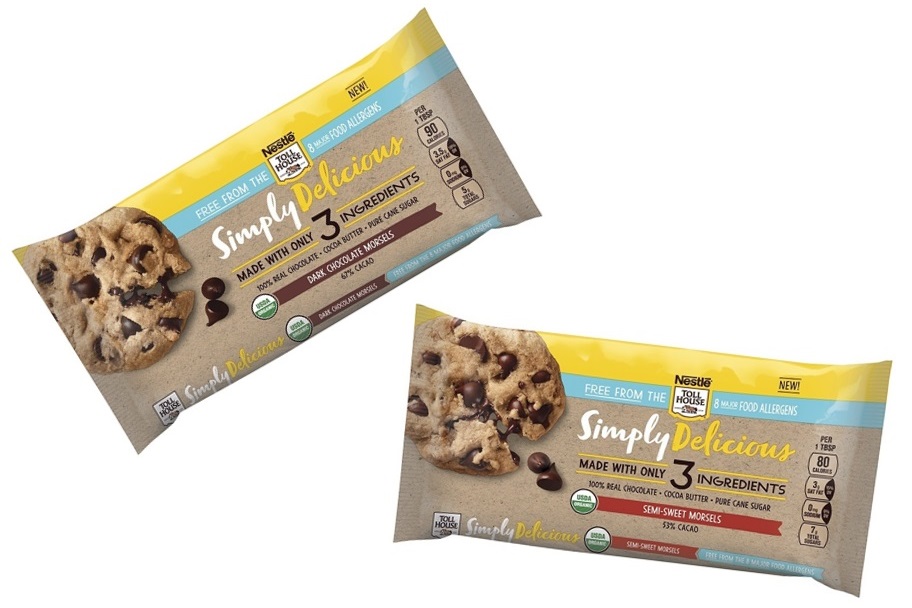 Nestle Toll House Launches Top Allergen Free Simply Delicious Morsels (Organic Chocolate Chips!)