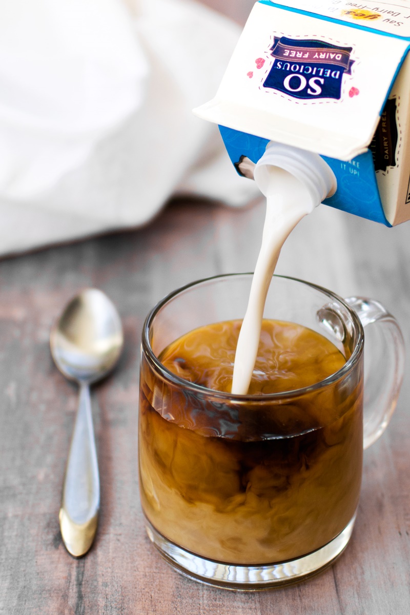 Homemade Dairy-Free Cold Brew Coffee with Snickerdoodle Option (Recipe and How To) - Easy, Affordable, and So Fresh! @so_delicious @target ad