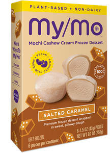 My/Mo Dairy-Free Mochi Ice Cream Reviews and Information - made with Cashew Cream.