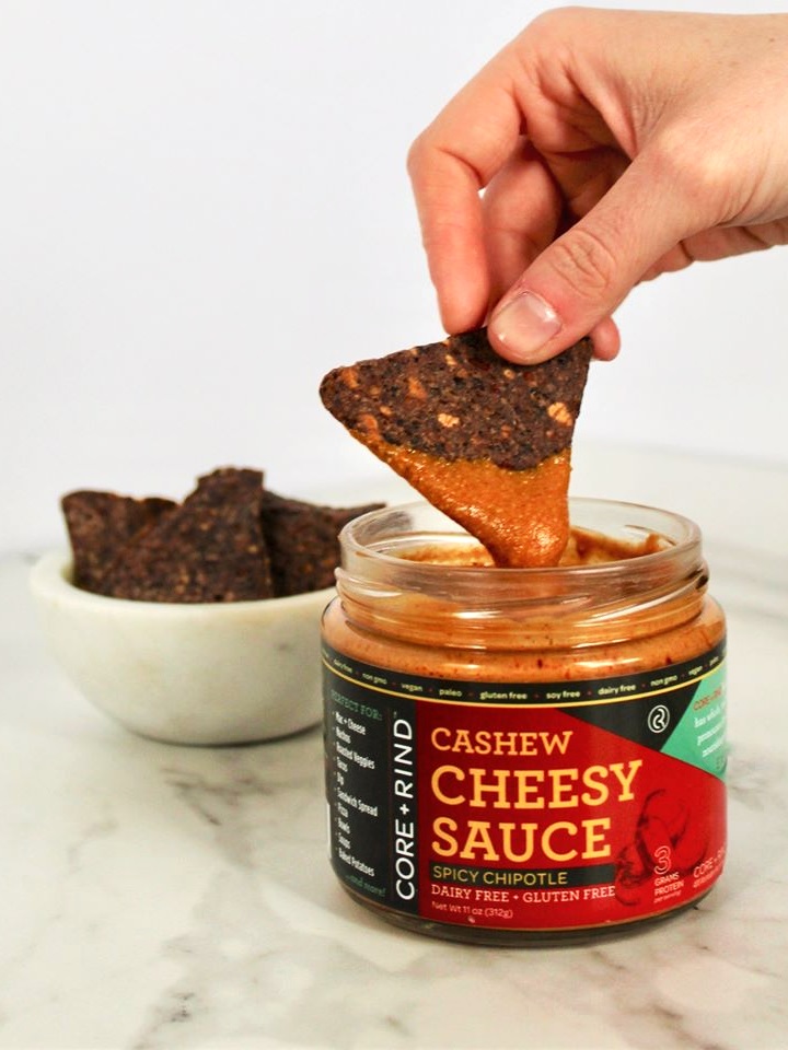 Core + Rind Cashew Cheesy Sauces - dairy-free, vegan, paleo, organic - full review, ingredients, and more ...