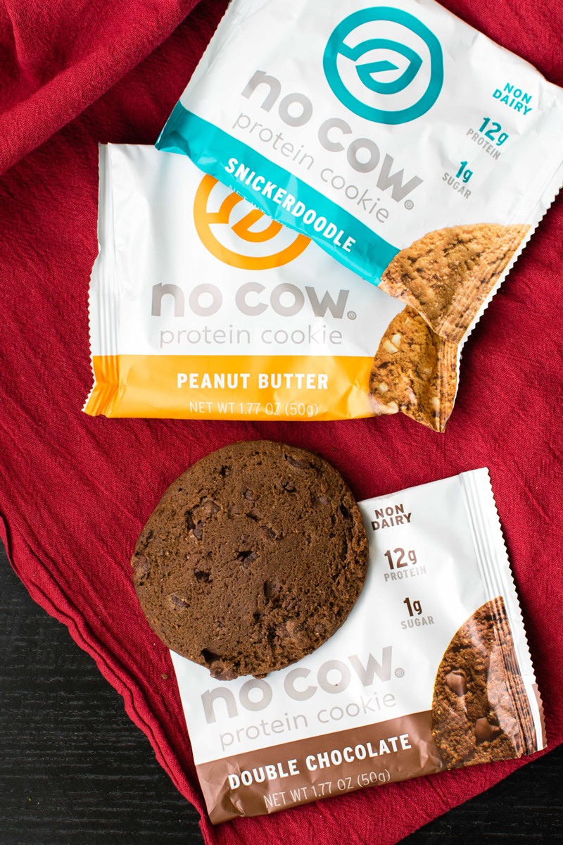 No Cow Protein Cookies (Review) - dairy-free, plant-based, high-protein and low-sugar