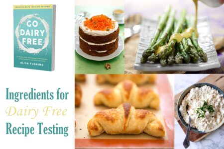 Go Dairy Free Ingredients - The Big List of Products and Brands from the Go Dairy Free Test Kitchen