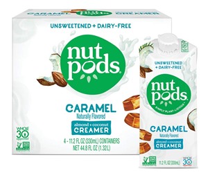 Nutpods Dairy-Free Creamer Review and Info - Unsweetened, Several Varieties - we have ingredients, nutrition, ratings, and more! (Whole30, Paleo, Keto, Vegan)