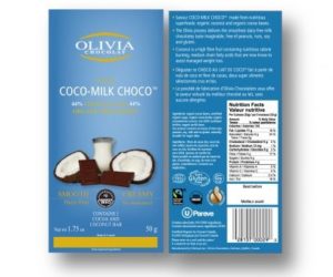 Olivia Chocolat Bars (dairy-free, vegan and allergy-friendly) - Hempmilk, Coco-Milk, Chai-Latte and Vegan White. We've got ingredients, availability, and tasting notes