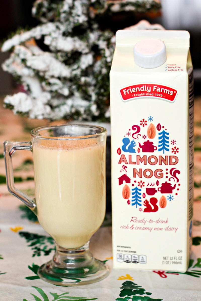 Dairy-Free Holiday Beverages: A Big Round-Up of Vegan Nog, Pumpkin, and Chocolate Mint Drinks (Good Karma Nogs pictured)