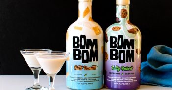 BOM BOM Dairy-Free Liqueur - Creamy Almond Milk Nilli Vanilli and Hemp Milk Fully Baked varieties - both dairy-free and gluten-free