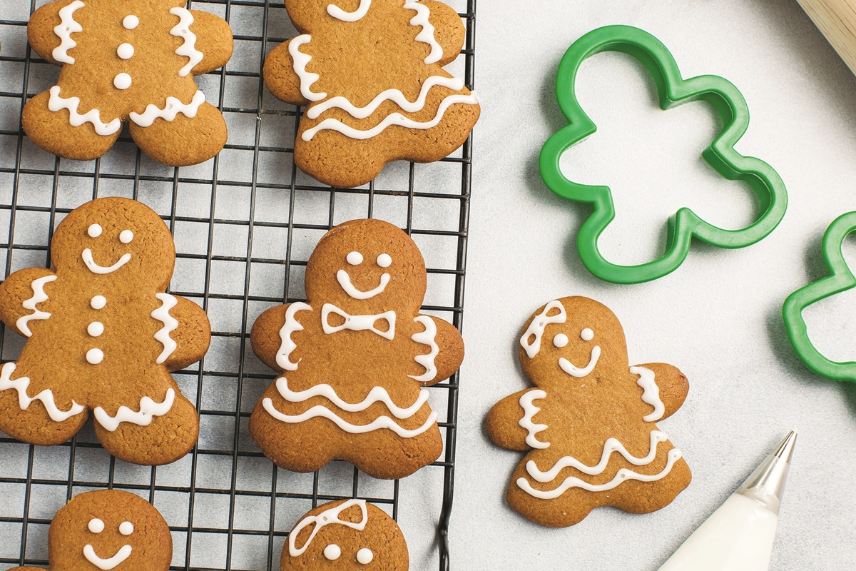 Dairy-Free Gingerbread Men Cookies Recipe with Royal Icing - a classic popular recipe that can also be made vegan!