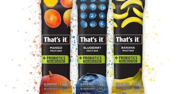 That's It Probiotics Fruit Bars are a revolutionary way to get your probiotics AND prebiotics in one healthy snack. Just 2 ingredients, all natural, dairy-free, top allergen-free, vegan, paleo, and Whole30 compliant! 2 billion probiotics in 3 flavors: mango, banana, and blueberry