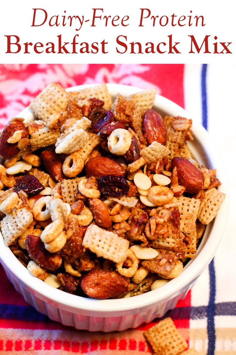 Protein-Packed Breakfast Snack Mix Recipe for Dairy-Free on the Go (gluten-free and vegan options)
