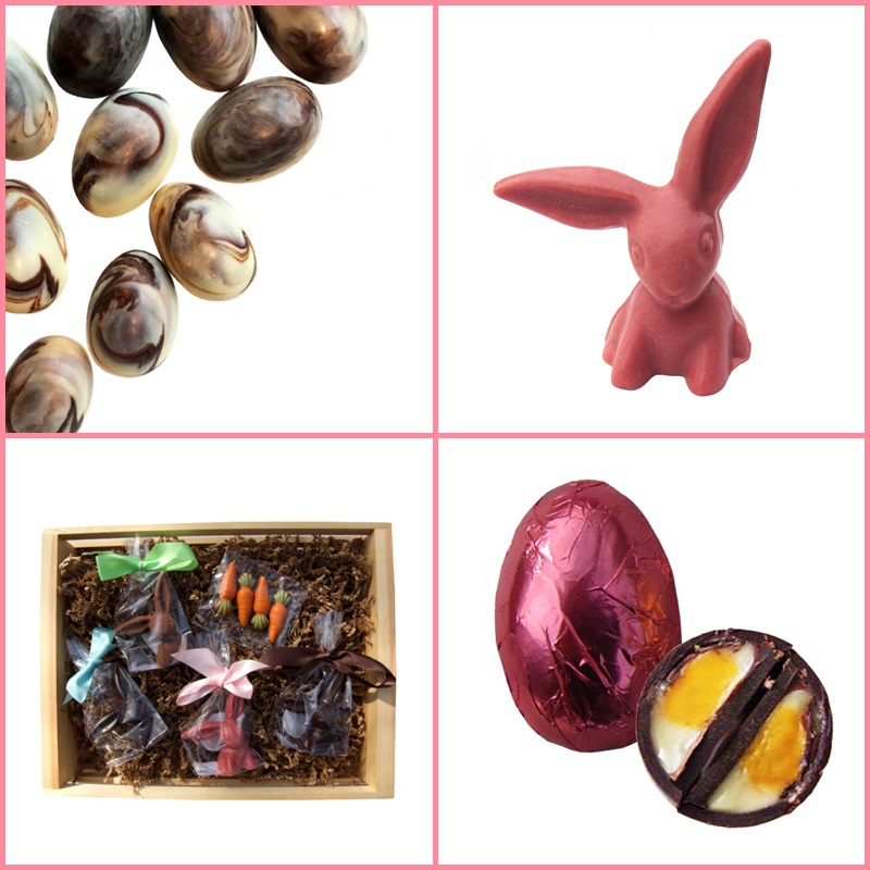 The Dairy-Free Chocolate Easter Bunny (and More!) Round-Up - includes Dairy-Free Chocolate Easter Eggs - Vegan, gluten-free, and allergy-friendly options too!