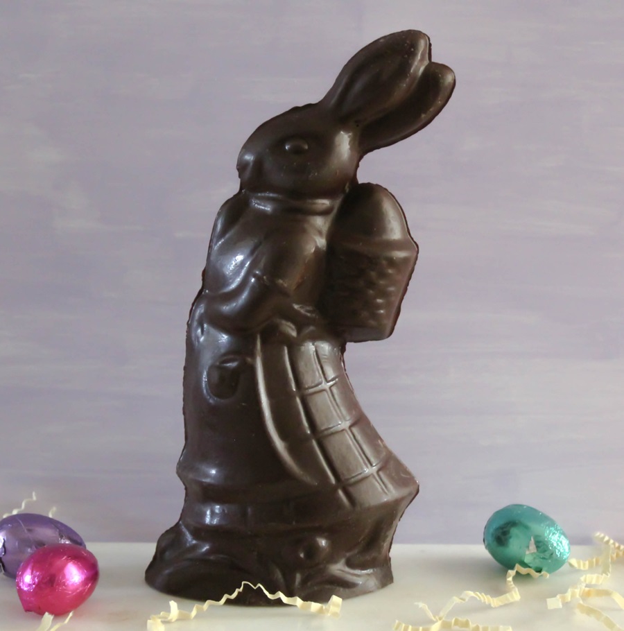 Dairy-Free Chocolate Easter Bunny Round-Up - Mama Ganache Vegan Varieties Pictured