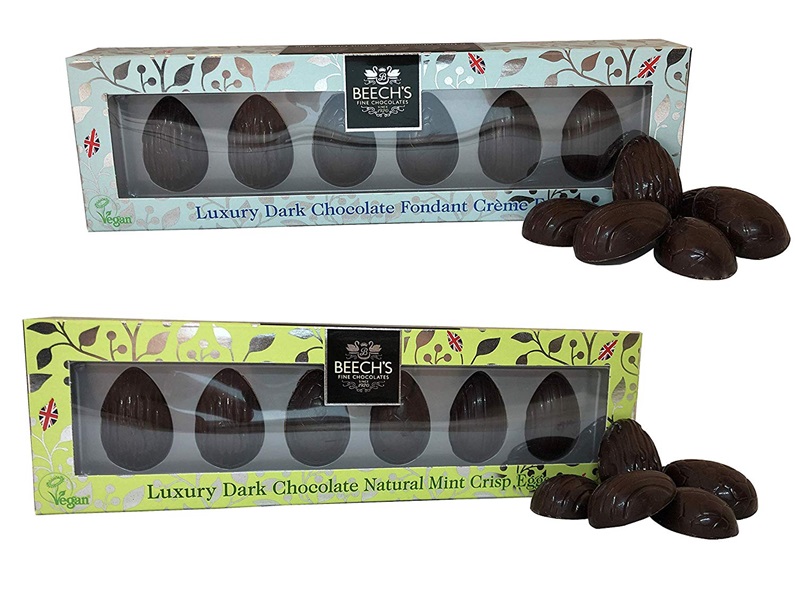 Dairy-Free Easter Chocolate in Australia, the UK and the rest of Europe - most options are vegan and gluten-free, some soy-free and nut-free, too! Pictured: Beech's Chocolate