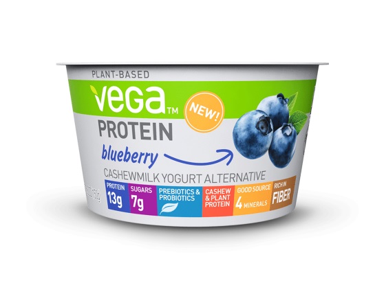 Vega Protein Cashewmilk Yogurt Alternative is Tops in Plant-Based Protein - get the ratings, ingredients, allergen info, availability and more here (dairy-free, vegan, gluten-free)