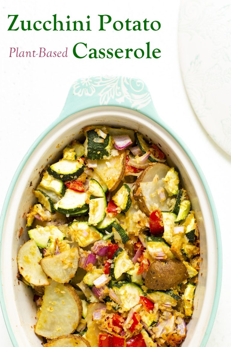 Vegan Zucchini Potato Casserole Recipe (Plant-Based on a Budget!)