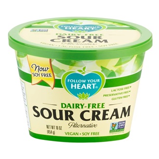 Follow Your Heart Sour Cream is Nacho Average Dairy-Free Alternative - we have the ingredients, allergen info, and more for this reformulated, coconut-free product (and you can rate it!)