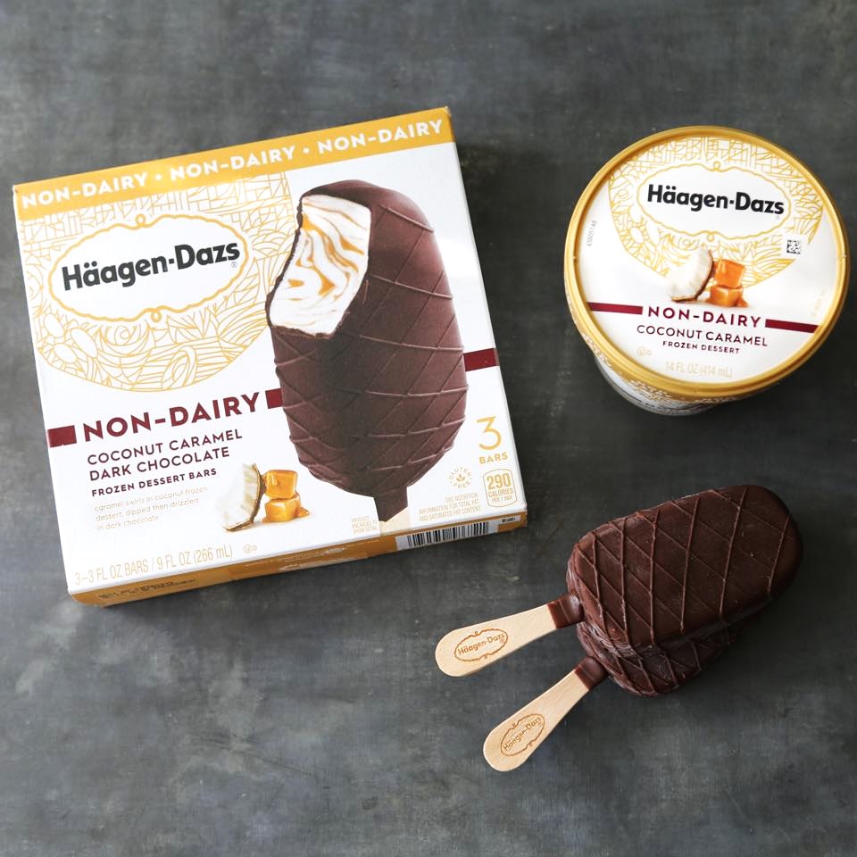 Haagen Dazs Non-Dairy Frozen Dessert Bars - Review, ratings, ingredients, nutritional information, availability, and more!