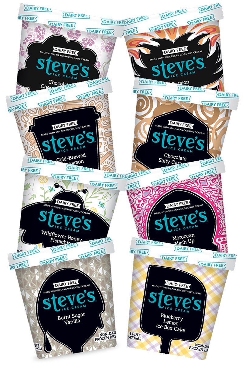 Steve's Dairy Free Ice Cream Review & Information - 8 unique artisan flavors! Ingredients, availability, ratings, and more ...