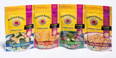 Beyond Better Cheesy Sauce Mixes offer Plant-Based Pantry Convenience. They're shelf-stable dry blends with fast & easy "just add water" instructions. Dairy-free, vegan, paleo, kosher, and soy-free.