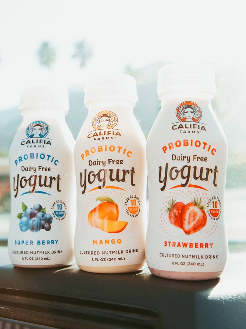 Califia Farms Dairy-Free Yogurt Drinks Review and Information - Four varieties, single-serve, and multi-serve bottles. We have ingredients, nutrition info, ratings, and more.
