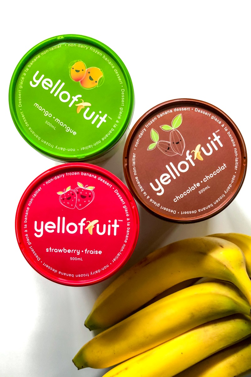 Yellofruit Non-Dairy Frozen Dessert is Going Bananas in Canada - we have the full details on this dairy-free ice cream line: ingredients, availability, ratings, and more.
