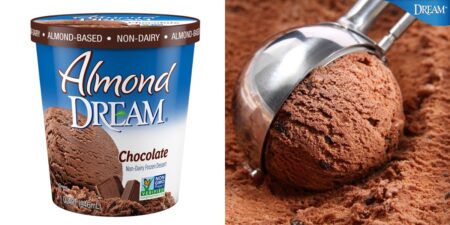 Almond Dream Ice Cream Review and Information - classic almond-based non-dairy frozen dessert. We have the ingredients, ratings, and more. Vegan, gluten-free and soy-free.