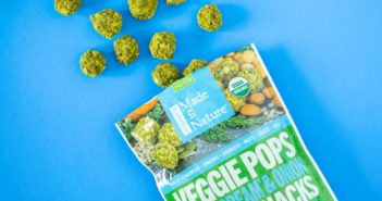 Made in Nature Veggie Pops Review and Information - healthy, dairy-free, veggie loaded, flavorful crunchy snacks. We have ingredients, nutrition, ratings, and more!
